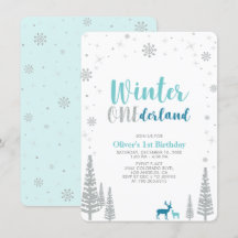 Festa de 1º aniversário Silver Winter onederland b