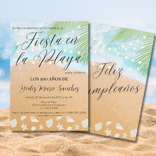 Convites Festa de 100 anos das Luzes da Praia Arenosa Espan