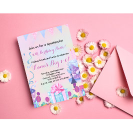 Convites Festa de 10 anos das meninas