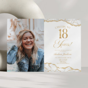 Convites Festa de 18 Anos com Ágata em Ouro Branco