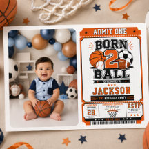 Festa de 2º aniversário do menino Born 2 Ball Spor