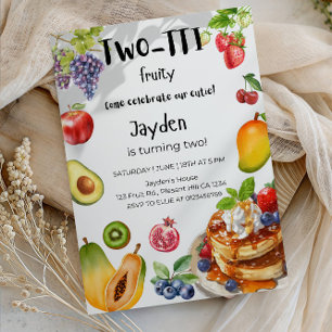 Convites Festa de 2º Aniversário do Menino -TTI Frutti