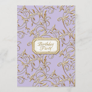 Convites Festa de 21 Anos Glam Glamouroso Estilo Hollywood 