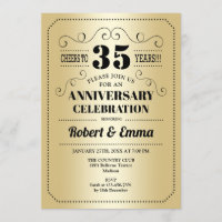 Festa de 35 anos de Casamento - Dourado Preto