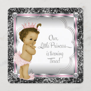 Convites Festa de 3 Anos de Meninas