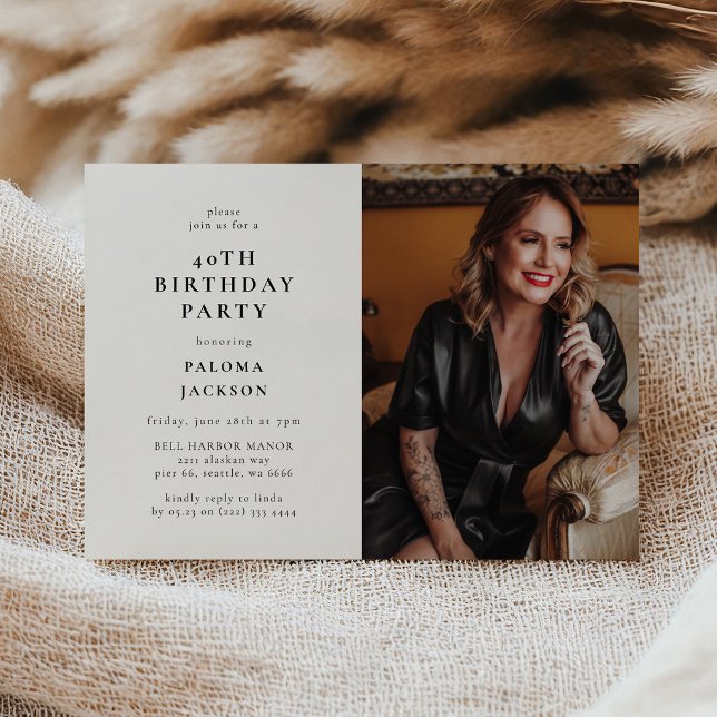 Convites Festa de 40 Anos da Modern Photo (Criador carregado)