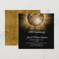 Festa de 40 Anos de Casamento Bola de Discoteca Do