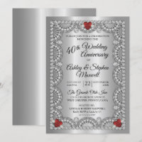 Festa de 40 Anos de Casamento de Rubi e Diamante