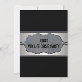 Convites Festa de 40 Anos de Crise da Meia Idade do Homem