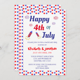 Convites Festa de 4 de julho