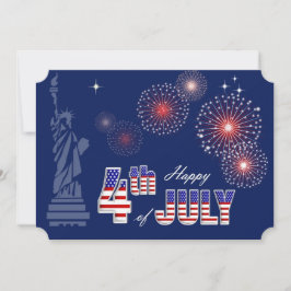 Convites Festa de 4 de julho | Design de evento