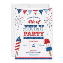 Festa de 4 de Julho Dia da Independência Patriótic