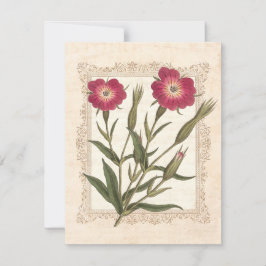 Convites Festa de 50 anos da elegante senhora jardineira