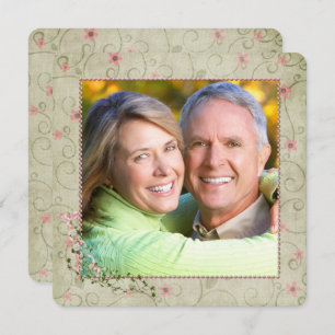 Convites Festa de 55 anos com foto