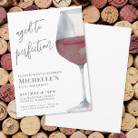 Convites Festa de 60 Anos da Wine Sixty<br><div class="desc">Convite de Aniversário de 60 anos com Aquarela de Vinho Tinto. Celebre sessenta anos com estilo com este design sofisticado que apresenta um grande copo de vinho em aquarela em rico vermelho e cinza suave no lado direito para um visual fresco e moderno. A frase "Envelhecido à Perfeição" é destacada...</div>
