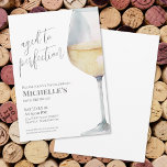 Convites Festa de 60 Anos Wine Simple Sixty<br><div class="desc">Convite de Aniversário de 60 Anos Simples e Sofisticado com Vinho Branco Elegante.</div>