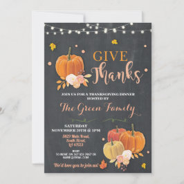 Convites Festa de Ação de Graças Janta Luzes Russas