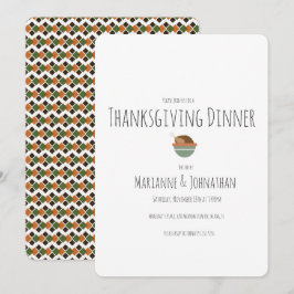 Convites Festa de Ação de Graças Jante Partido da Turquia