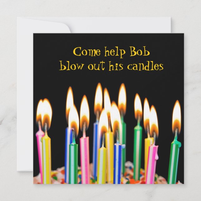 Convites Festa de aniversário (Frente)