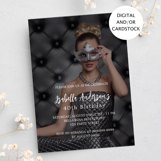 Convites Festa de aniversário (Criador carregado)