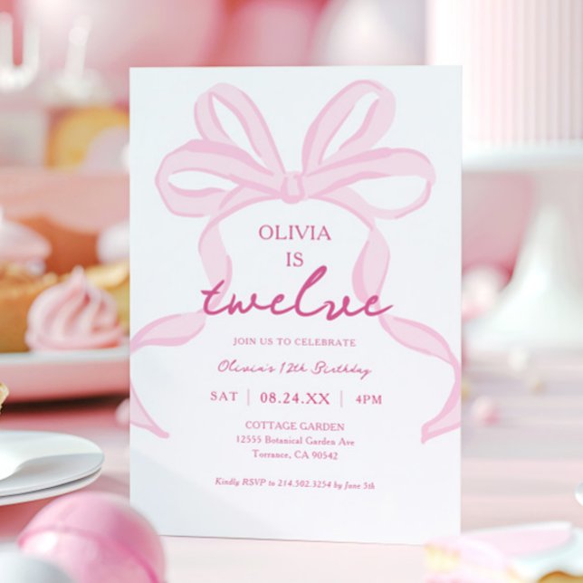Convites Festa de aniversário 12 das Meninas Coqueteiras de (Criador carregado)