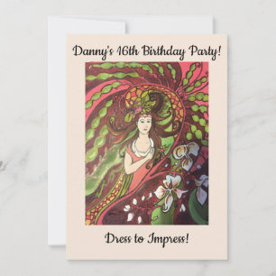 Convites Festa de aniversário 16 - Menina Legal