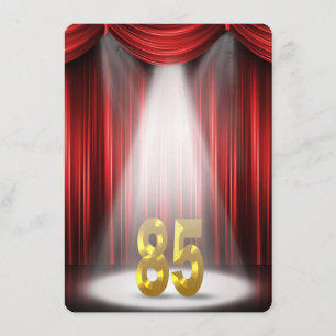 Convites festa de aniversário 85