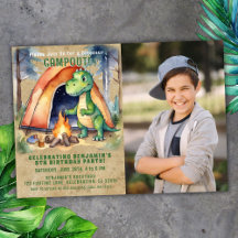 Festa de Aniversário Acampamento de Dinossauros