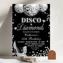Festa de Aniversário Adulto Disco e Diamantes
