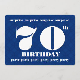 Convites festa de aniversário azul e branca v005A da