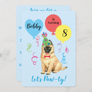 Convites Festa de aniversário Balões Tervuren