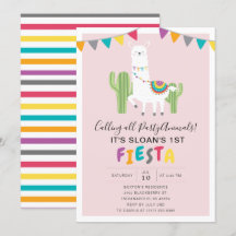 Festa de aniversário Blush Pink Llama Fiesta