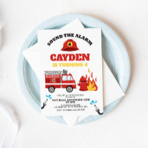 Festa de aniversário Bombeiro