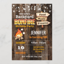 Festa de aniversário Bonfire