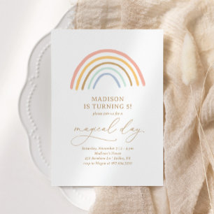 Convites Festa de aniversário Brilhante Rosa Cinza