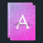 Convites Festa de aniversário Brilhante Rosa Púrpura Brilha<br><div class="desc">Nome do Monograma e Convite de aniversário Inicial da Festa de aniversário Girly Glitter de Mão-de-Obra Rosa e Roxo. Este convite é perfeito para a Festa de Menina Glitter Glitter Rosa e Roxo que procura celebrar no Luxo.</div>