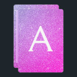 Convites Festa de aniversário Brilhante Rosa Púrpura Brilha<br><div class="desc">Nome do Monograma e Convite de aniversário Inicial da Festa de aniversário Girly Glitter de Mão-de-Obra Rosa e Roxo. Este convite é perfeito para a Festa de Menina Glitter Glitter Rosa e Roxo que procura celebrar no Luxo.</div>