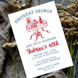 Convites Festa de aniversário Buffet Mesa Desenho Personali