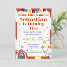 Festa de aniversário clássica de diversão do carna