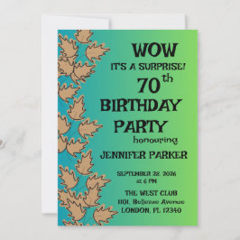 Convites Festa de aniversário Colorida