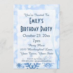 Convites Festa de aniversário congelada país das maravilh