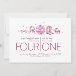 Convites Festa de aniversário conjunta - Tema da escova