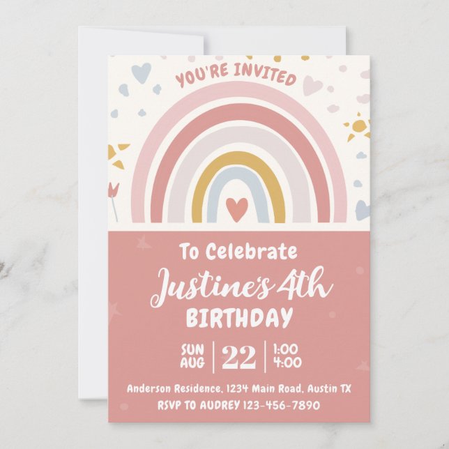 Convites Festa de aniversário Cotovelo (Frente)