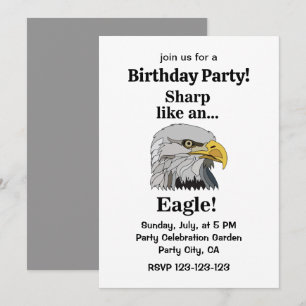 Convites Festa de Aniversário da Águia Americana