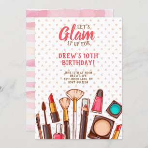 Convites Festa de aniversário da composição dos termas