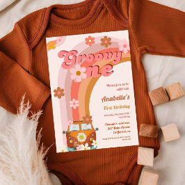 Convites Festa de aniversário da Flor de Margarida Uma na G