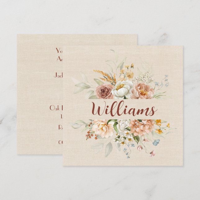 Convites Festa de Aniversário da Fronteira Floral (Frente/Verso)