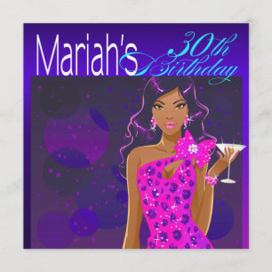 Convites Festa de Aniversário da Linda Dama com Coquetel co