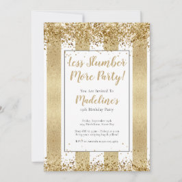 Convites Festa de aniversário da Lista Lixeira Dourada de F