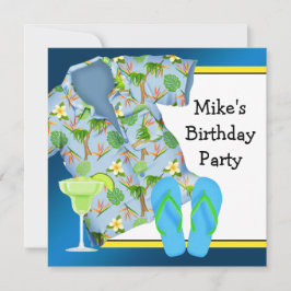 Convites Festa de Aniversário da Mans BBQ na Praia Margarit